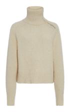 Isabel Marant Effy Zip-detailed Wool-blend Turtleneck Sweater