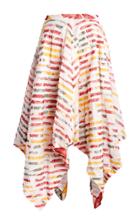 Roopa Asymmetric Striped Maxi Skirt