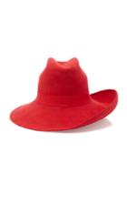 Brandon Maxwell Brandon Maxwell X Gigi Burris Felt Cowboy Hat Size: S