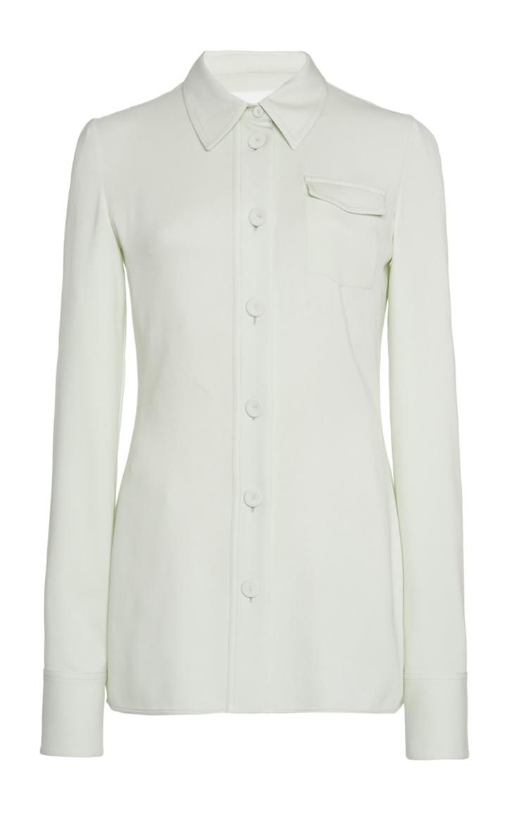 Moda Operandi Jil Sander Long Sleeve Knit Top