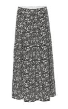 Co Printed Crepe De Chine Skirt