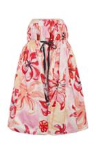 Moda Operandi Marni Floral-print Cotton-silk Midi Skirt Size: 38