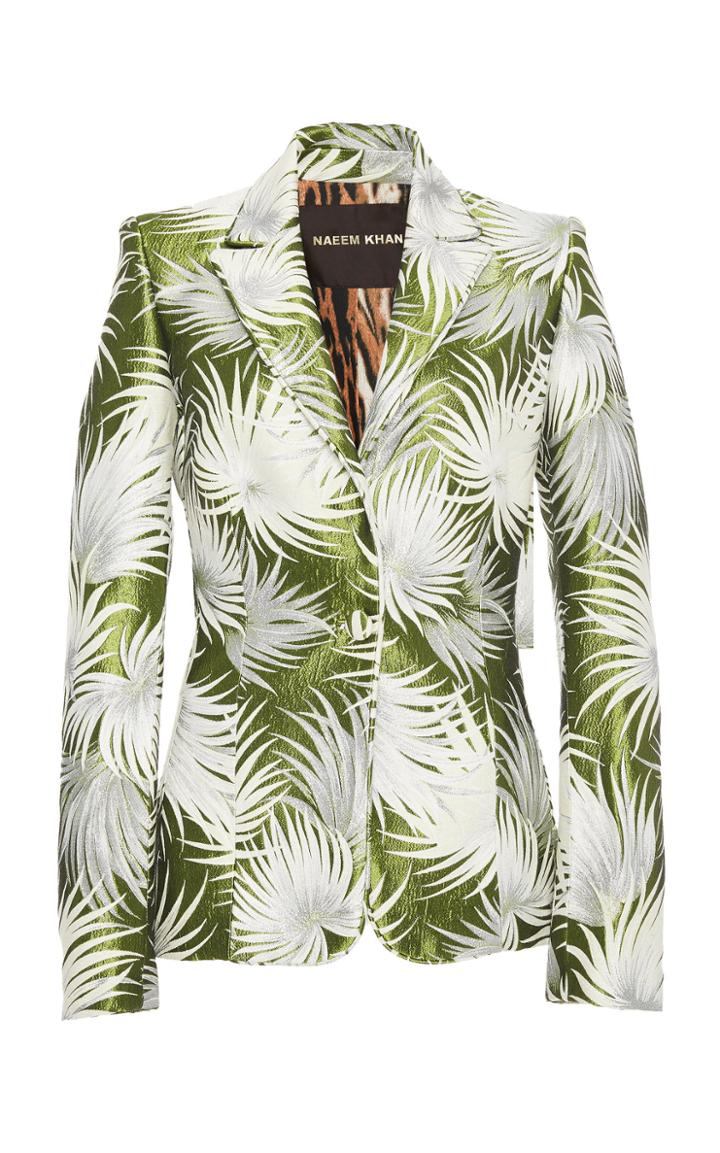 Naeem Khan Printed Blazer