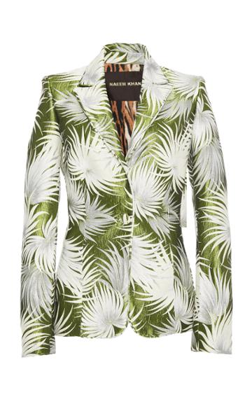 Naeem Khan Printed Blazer