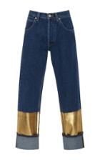 Loewe Gold-dipped Mid-rise Jeans