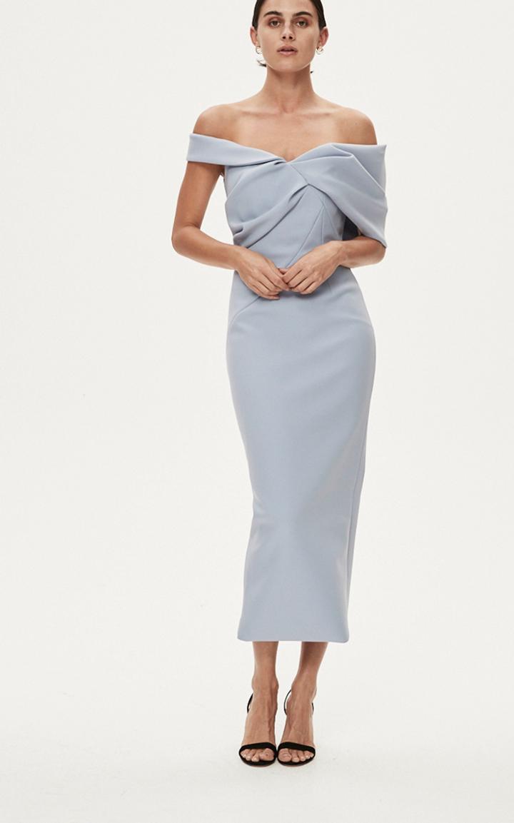 Moda Operandi Rachel Gilbert Matteo Crepe De Chine Midi Dress