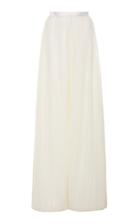 Rodarte High-waisted Iridescent Pliss Wide-leg Pants