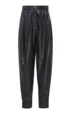 Tibi Faux Leather Pull On Pant