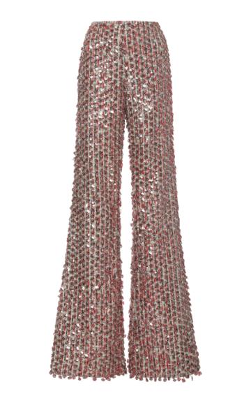 Moda Operandi Marc Jacobs Sequined Tweed Flared Pants Size: 0