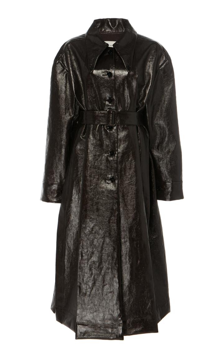 Lemaire Oversized Linen Collared Shirt Coat
