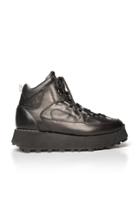 Acne Studios Bertrand Platform Leather Hiking Boots