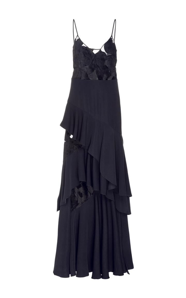 Adeam Velvet Fil Coup Gown