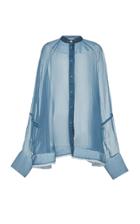 Jil Sander Greta Sheer Silk Shirt