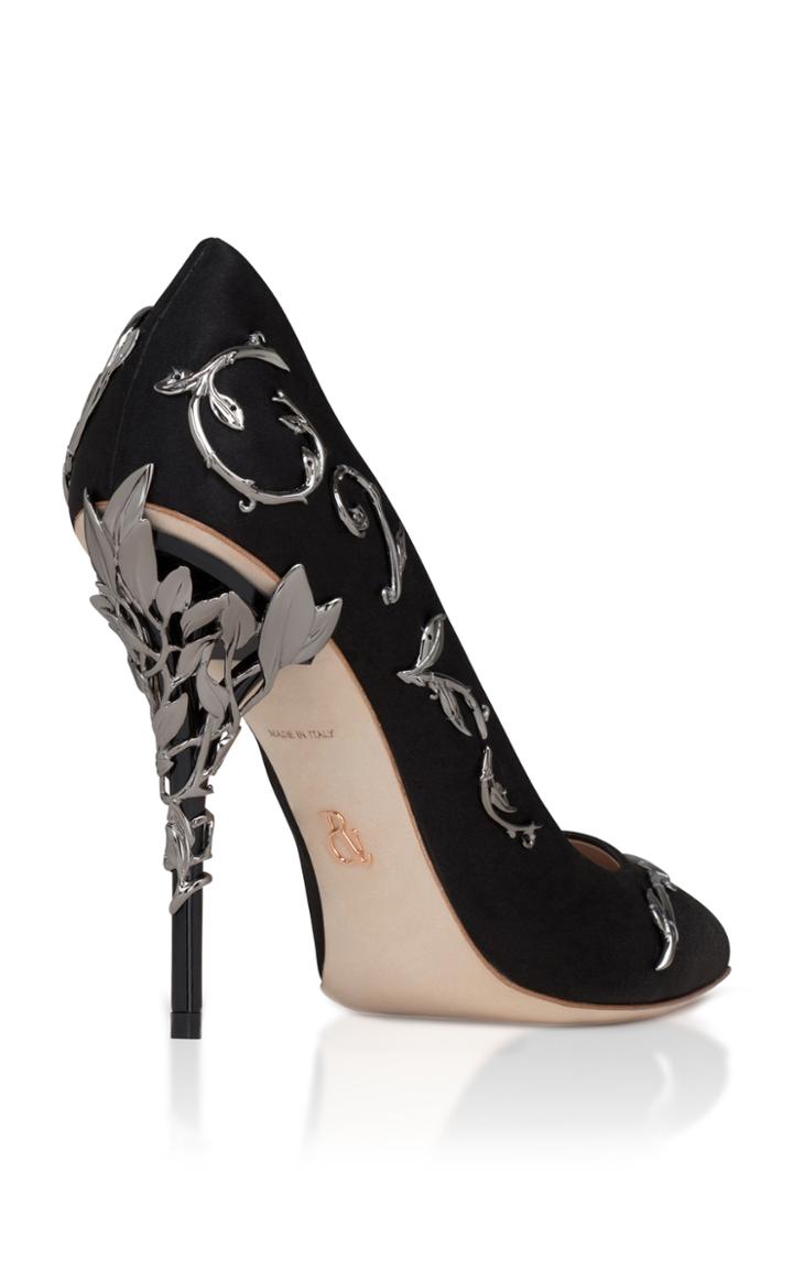 Ralph & Russo Eden Satin Pump