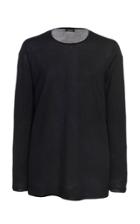 Akris Cashmere Silk Blend Long Sleeve Seamless Tunic