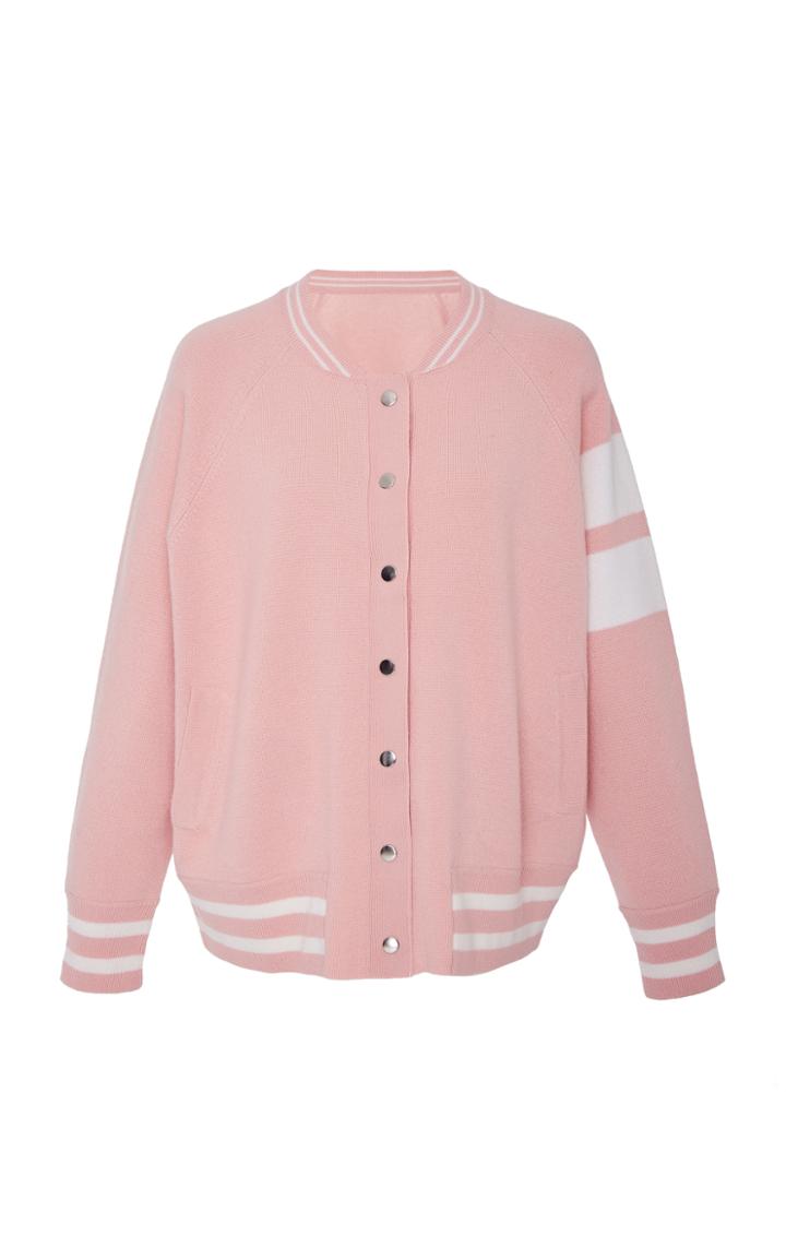 Zo Jordan M'o Exclusive Edison Wool And Cashmere-blend Bomber Jacket