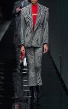 Moda Operandi Versace Zebra-print Wool-blend Blazer