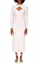 Moda Operandi Amur Vivian Ribbed-knit Midi Dress