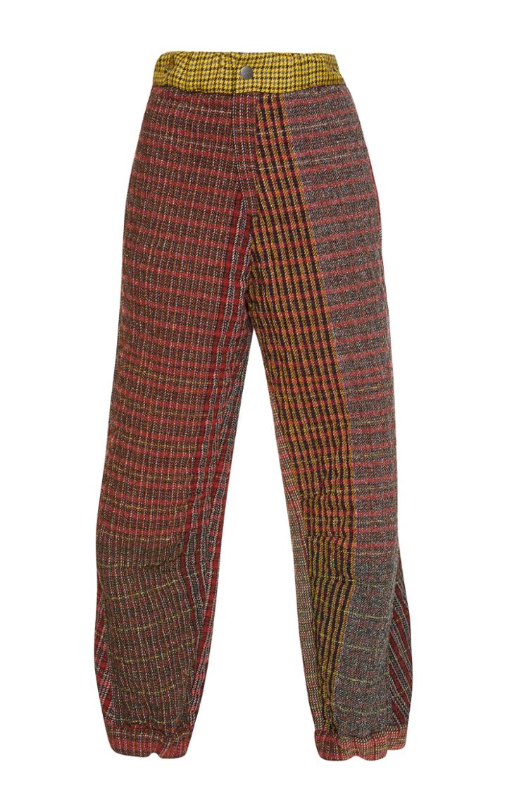 Etro Plaid Wool Trousers