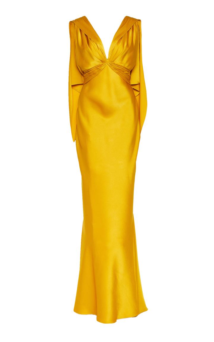 Zac Posen Sleeveless Satin Gown