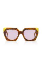 Ganni Square-frame Acetate Sunglasses
