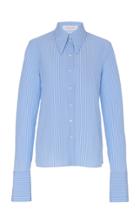 Moda Operandi Michael Kors Collection Striped Poplin Shirt Size: 0