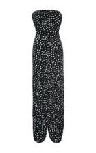 Dolce & Gabbana Strapless Polka-dot Jumpsuit