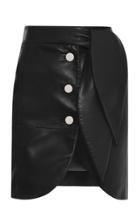 Moda Operandi George Keburia Monte Carlo Vegan Leather Midi Skirt