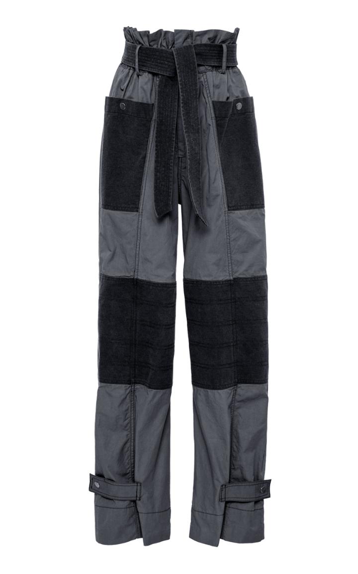 Moda Operandi Sea Gabriette Quilted Wide-leg Cotton Pants Size: 4