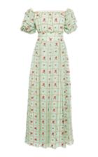 Zayan The Label Maxi Gown With Off-shoulder Sleeves