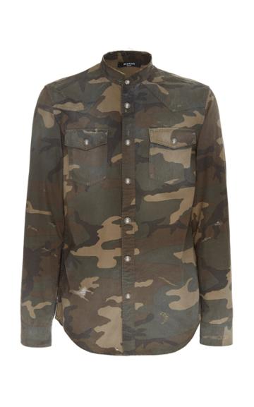 Balmain Camouflage Used Shirt