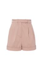 Martin Grant Pleated Rolled Up Shorts