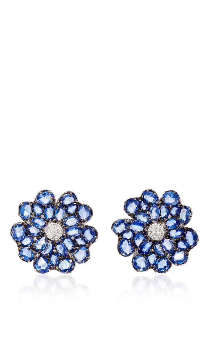 Bronia Blue Sapphire Earrings