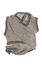 Y/project Draped Woven Sleeveless Sweater