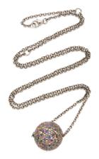 Runa 9k Gold Multistone Necklace