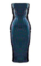 Alex Perry Mila Strapless Sequin Midi Dress