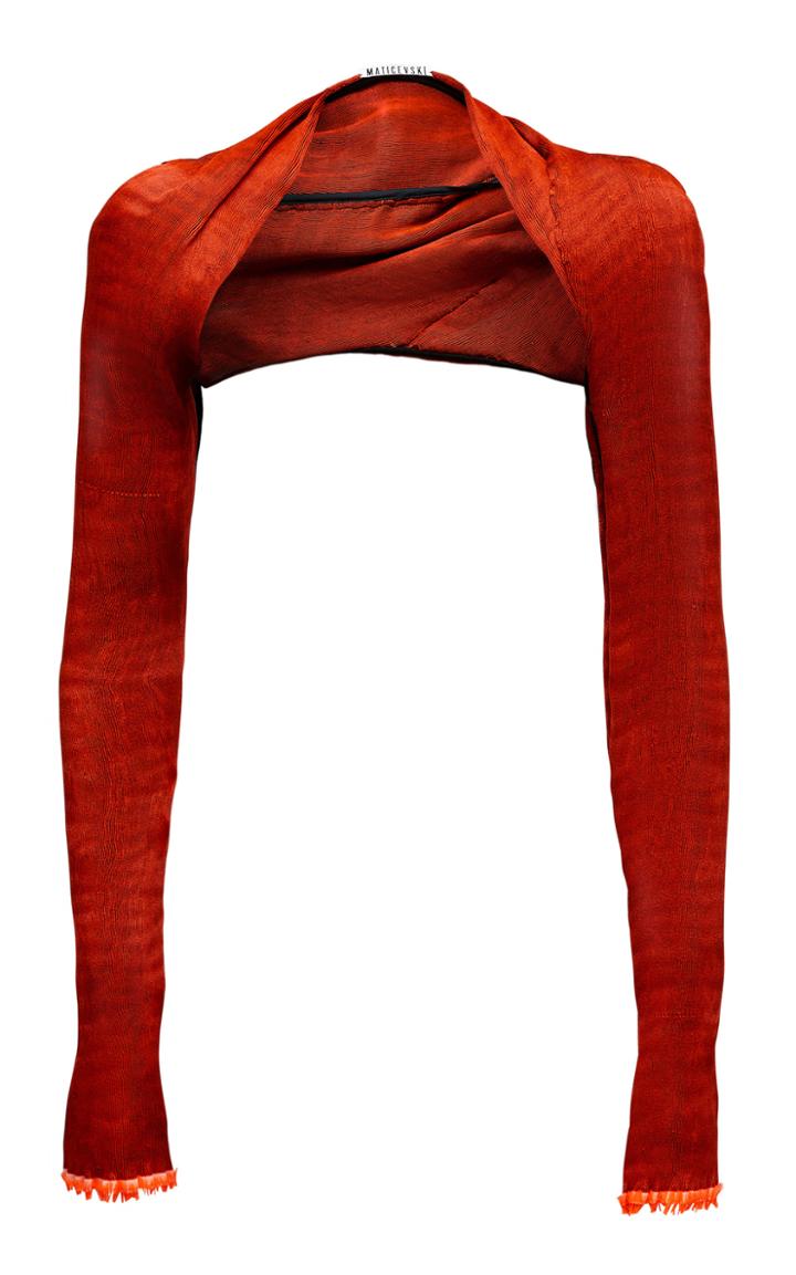 Maticevski Exposed Sleeved Shrug