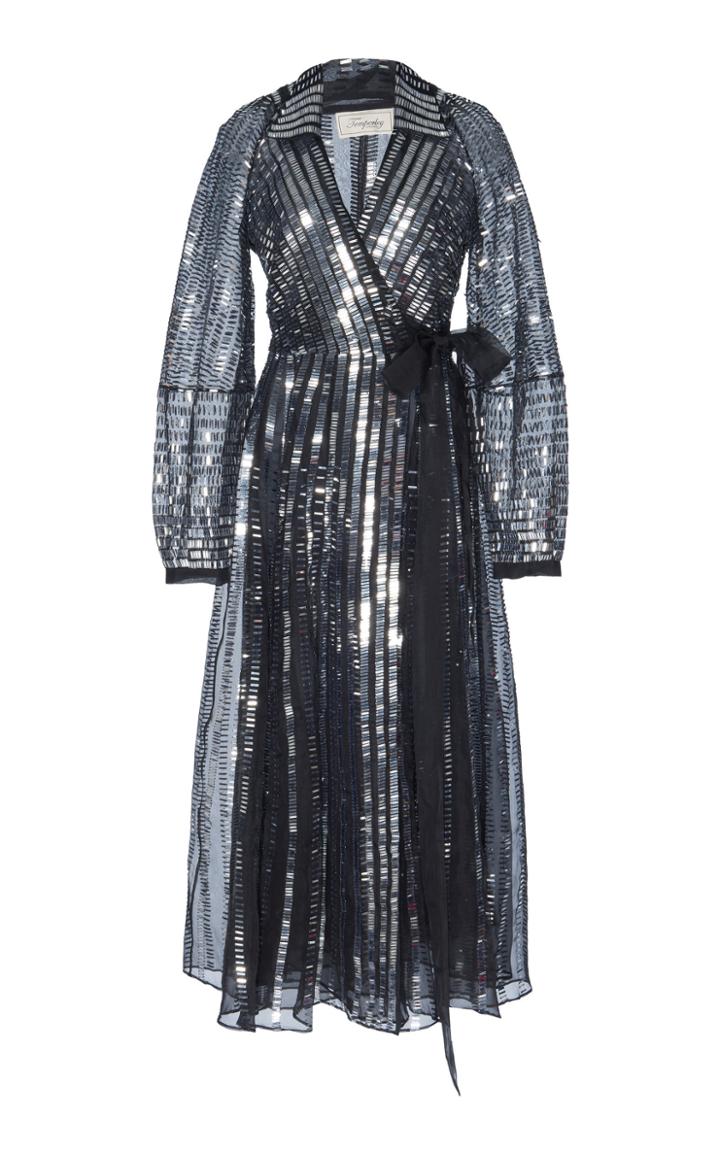 Temperley London Jet Sequin Dress