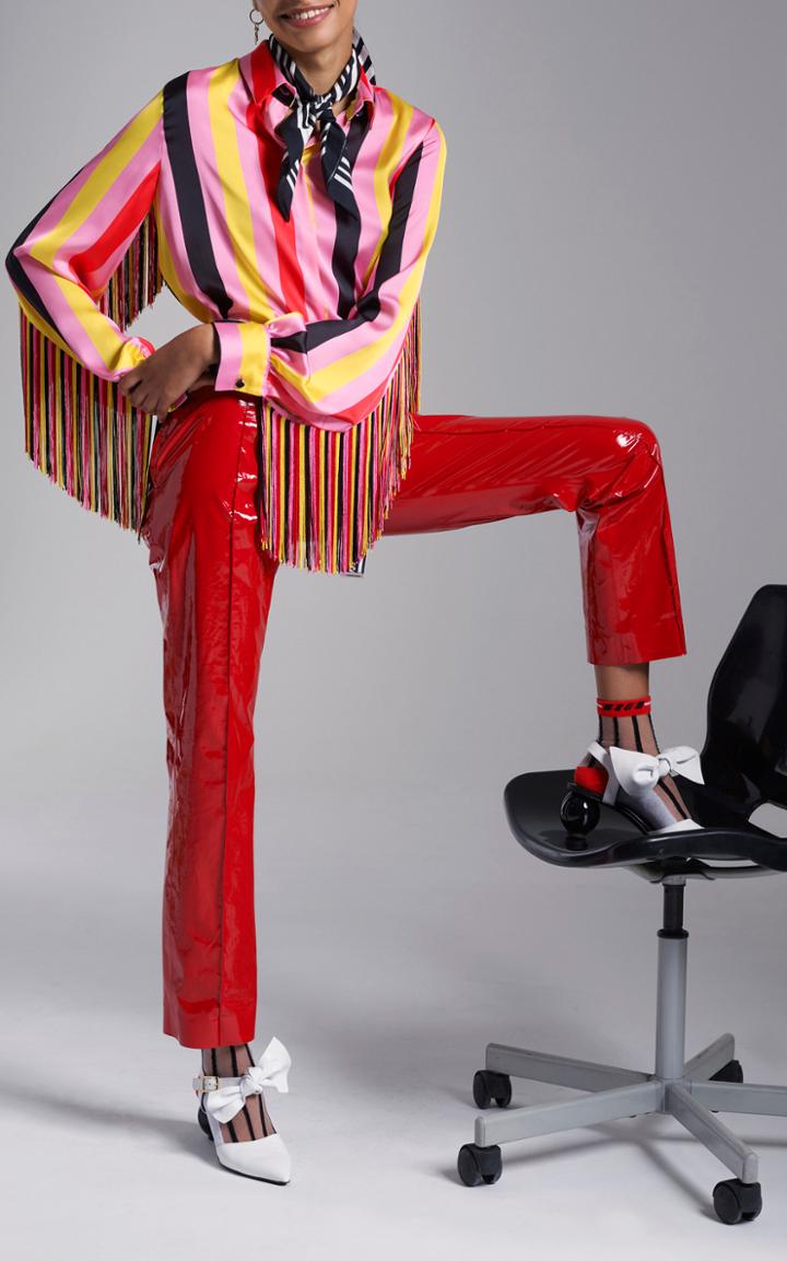 Msgm Patent Leather Pant