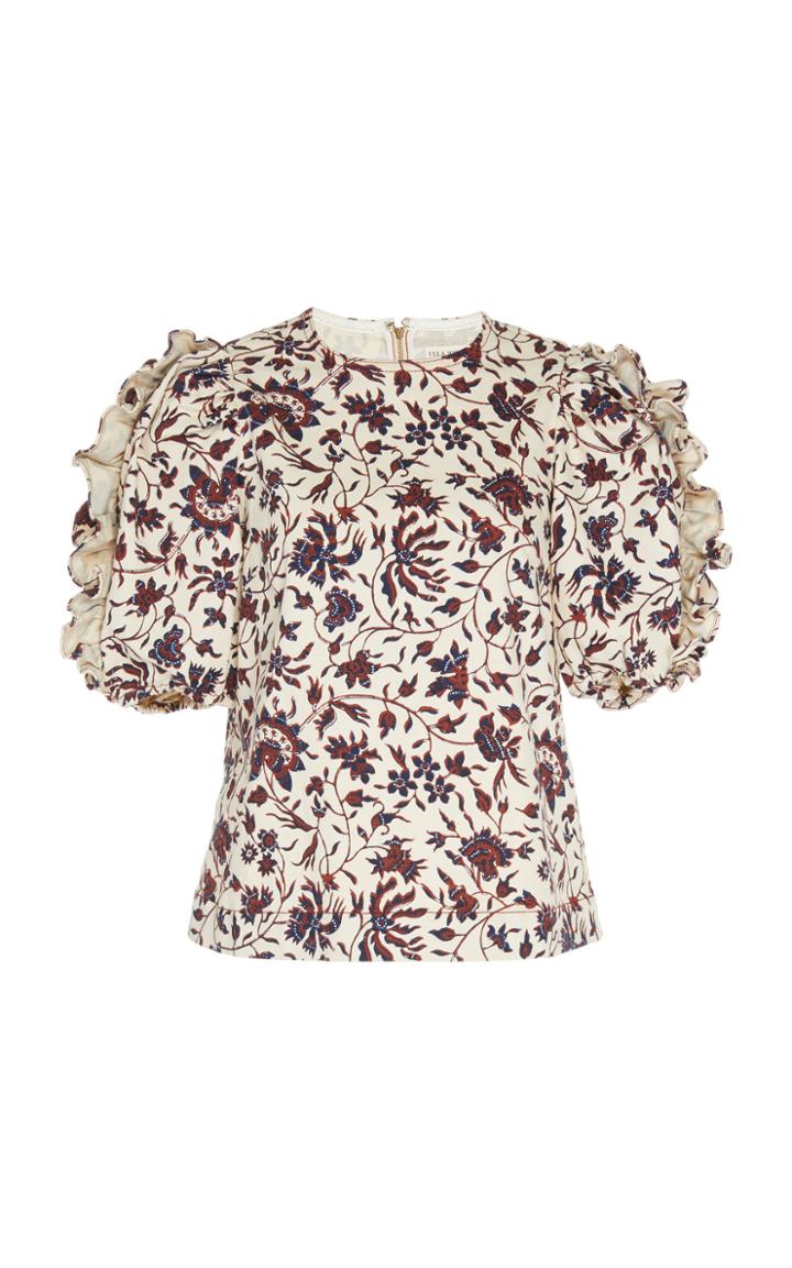 Ulla Johnson Tessie Cotton Blend Top