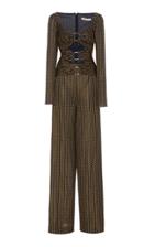 Jonathan Simkhai Chain Jacquard Cutout Jumpsuit