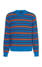 Prada Intarsia Wool-blend Sweater Size: 48