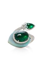 Saboo 18k Gold And Australian Opal Ring