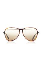 Alexander Mcqueen Sunglasses Aviator-style Tortoiseshell Acetate Sunglasses