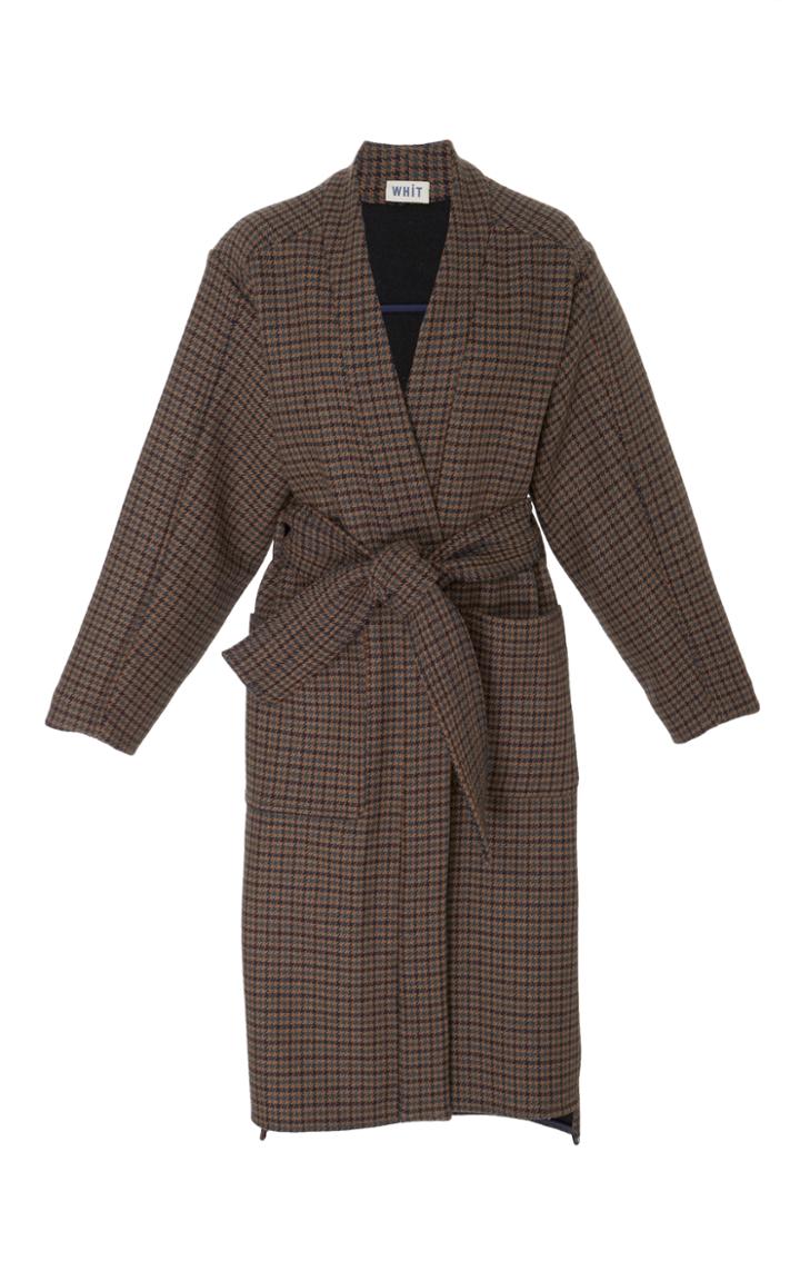Whit Deja Hounds Tooth Coat