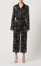 Moda Operandi David Koma Flower Hotfixcrystal Embroidered T-shirt