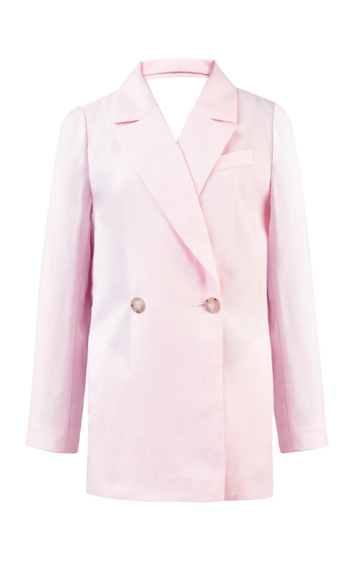 Lake Studio Lapel Buttoned Blazer