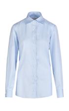 Giuliva Heritage Collection Oversized Husband Cotton Jacquard Shirt
