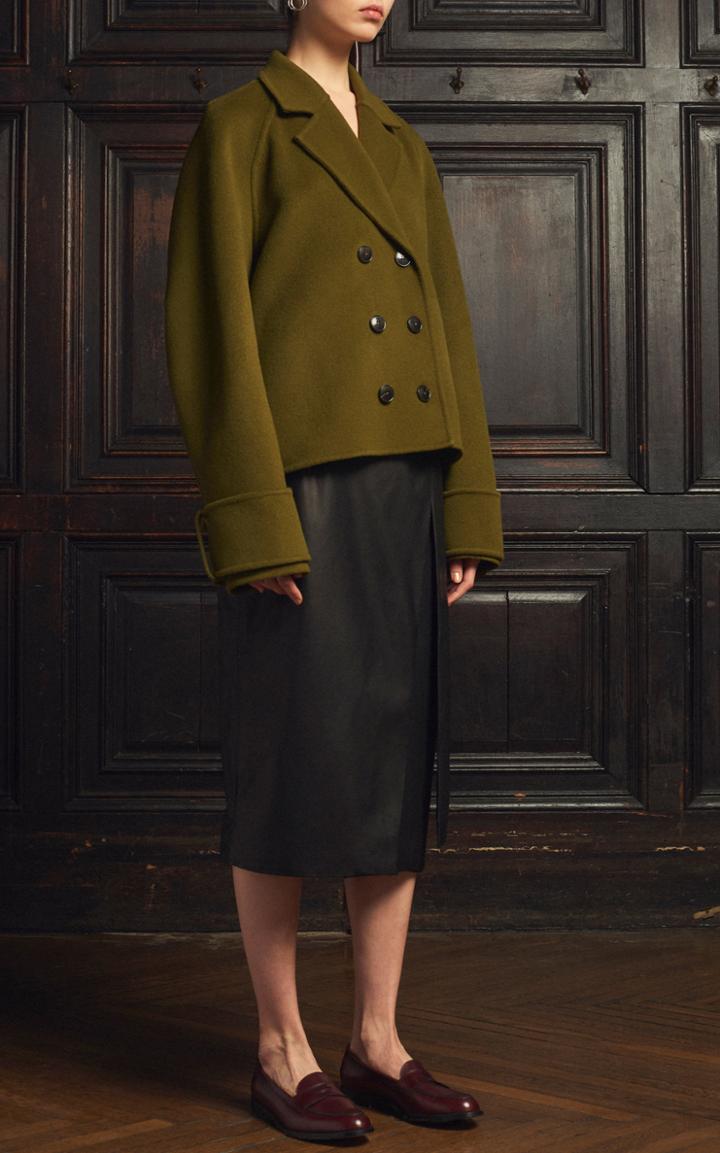 Marina Moscone Cocoon Wrap Skirt