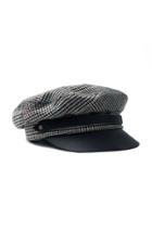 Lola Hats Glen Plaid Corto Chauffeur Hat